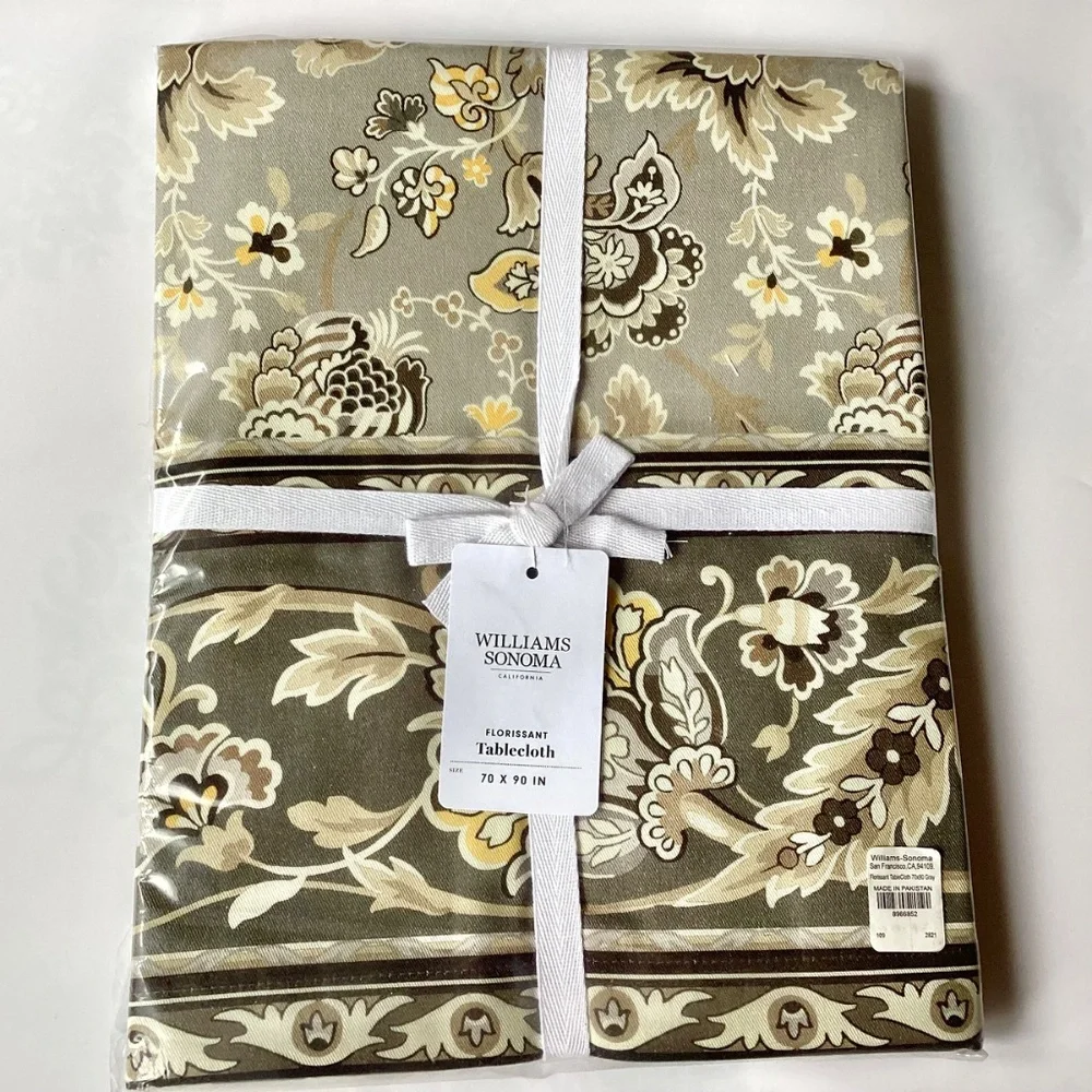 Williams Sonoma Florissant Tablecloth 70